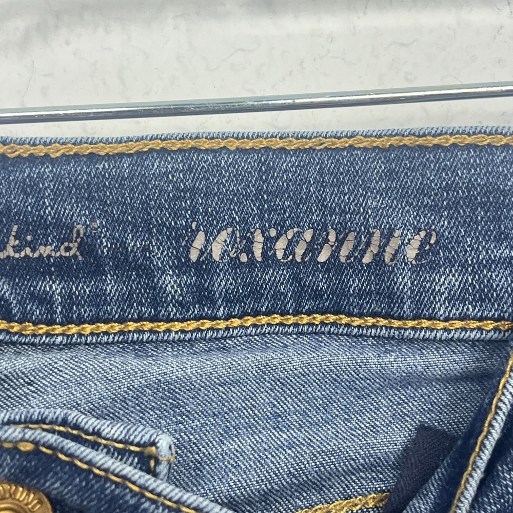 7 For All Mankind Roxanne Skinny Jeans Womens 28 Blue‎ Denim Cotton Stretch - Picture 4 of 16